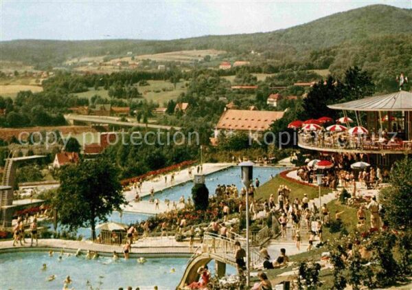 Bad Kissingen Cafe Terrassen Schwimmbad am Ballinghai