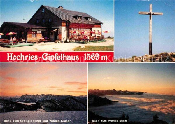 Samerberg Hochries Gipfelhaus Gipfelkreuz Grossgl