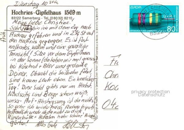 Samerberg Hochries Gipfelhaus Gipfelkreuz Grossgl – Bild 2