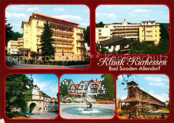 Bad Sooden-Allendorf Klinik Kurhessen Springbrunnen Gradierw
