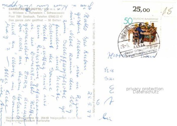 Seebach Ottenhoefen Schwarzwald Darmstädter Hütte Fliegeraufnahme – Bild 2