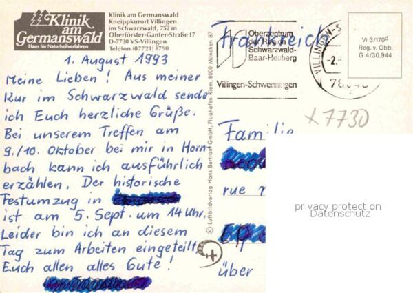 Villingen-Schwenningen Klinik am Germanswald – Bild 2
