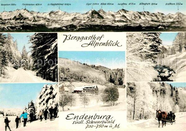 Endenburg Berggasthof Alpenblick Alpenpanorama Pf