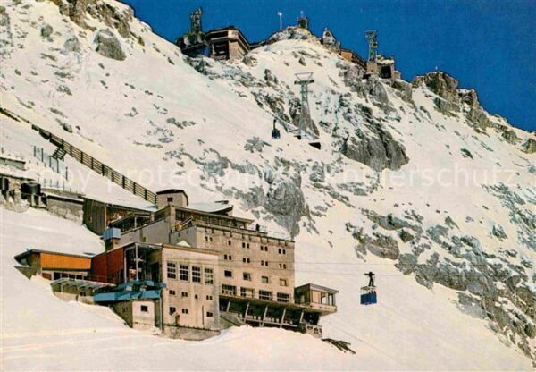 Zugspitze Hotel Schneefernerhaus mit Seilbahn zum