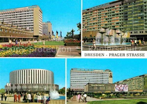 Dresden Prager Strasse Teilansichten