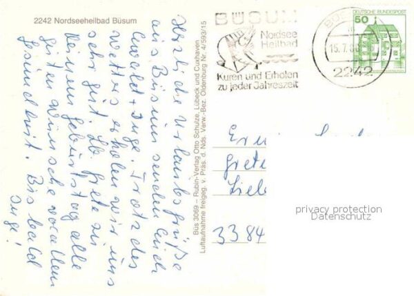 Buesum Nordseebad Helgoland Anleger Fischerhafen Haus des – Bild 2