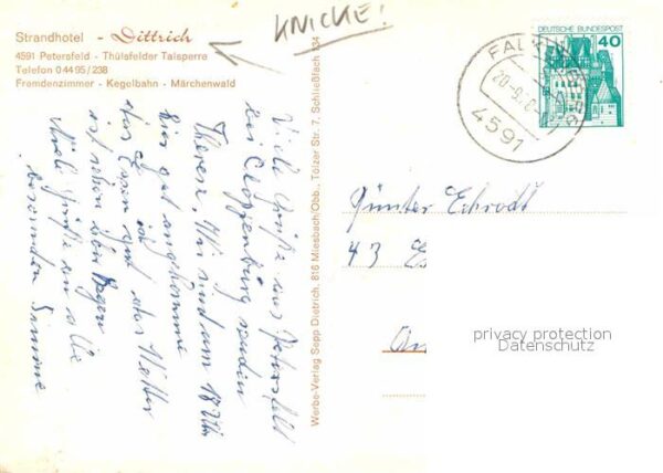Petersfeld Cloppenburg Strandhotel Dittrich Gastraum – Bild 2