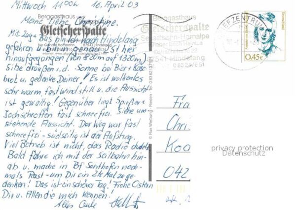 Hindelang Berggasthaus und Radlerhüttn Gletschers – Bild 2