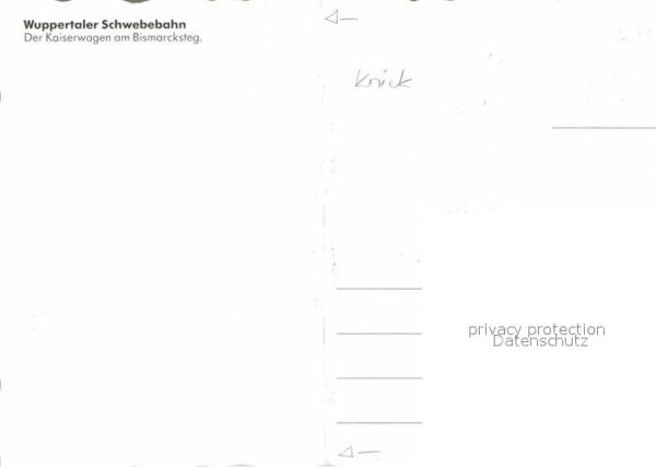 Wuppertal Schwebebahn Kaiserwagen am Bismarcksteg – Bild 2