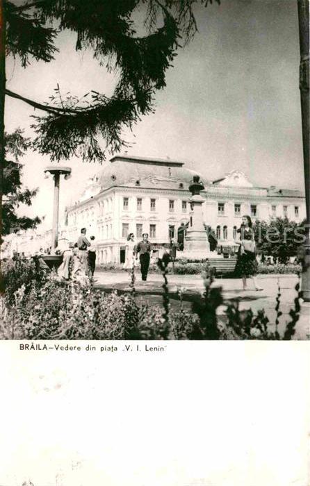 Braila Vedere din piata V. I. Lenin Leninplatz