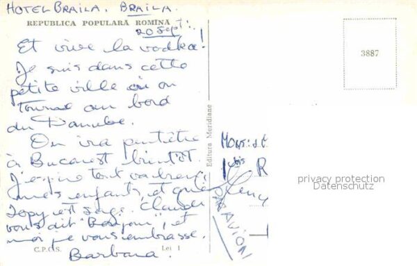 Braila Vedere din piata V. I. Lenin Leninplatz – Bild 2