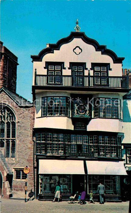 Exeter Mol's Coffee House 16h century building