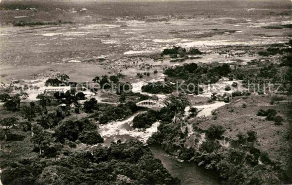 Brazzaville Les Rapides du Congo et le Pont sur le