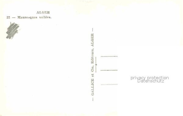 Alger Algerien Mauresques voilées – Bild 2