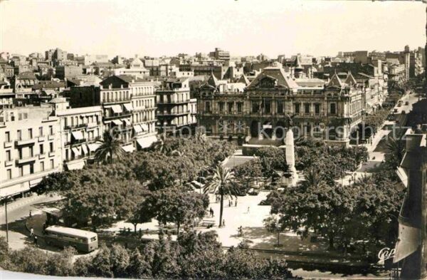 Oran Algerie La Place Foch Hotel de Ville Monument