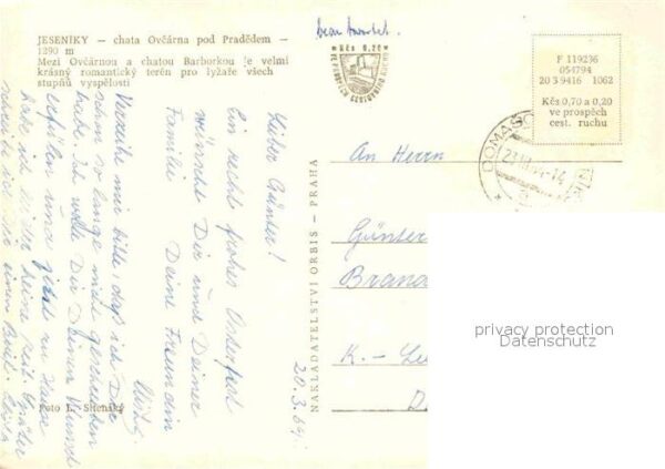 Jeseniky Chata Ovcarna pod Pradedem Winterpanora – Bild 2