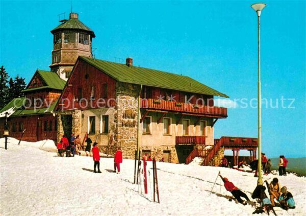 Sumava Czechia Berghotel auf dem Pancir