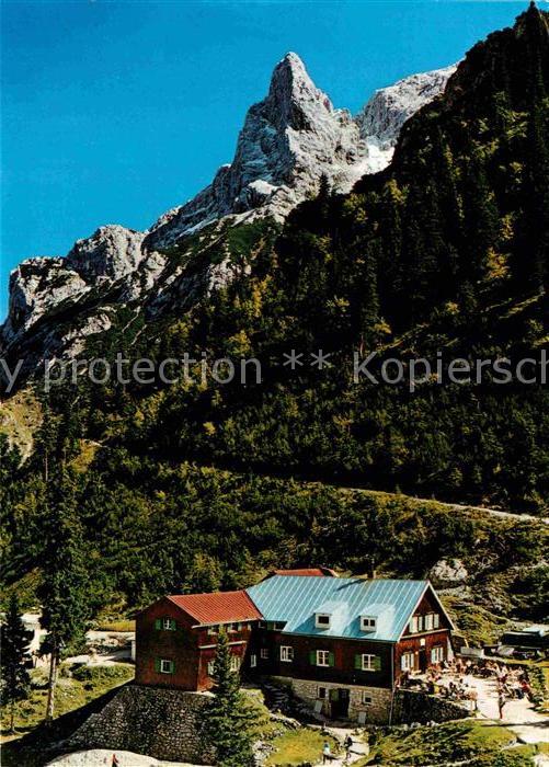 Grainau Höllentalhütte mit Höllentorkopf Wetter