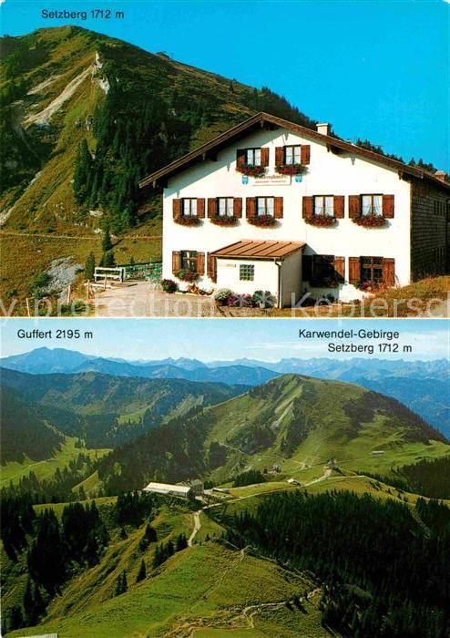 Rottach-Egern Berggaststätte Wallberghaus Panorama Bl