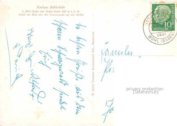 Buehl Baden Kurhaus Schloss Bühlerhöhe Schwarzwaldh – Bild 2