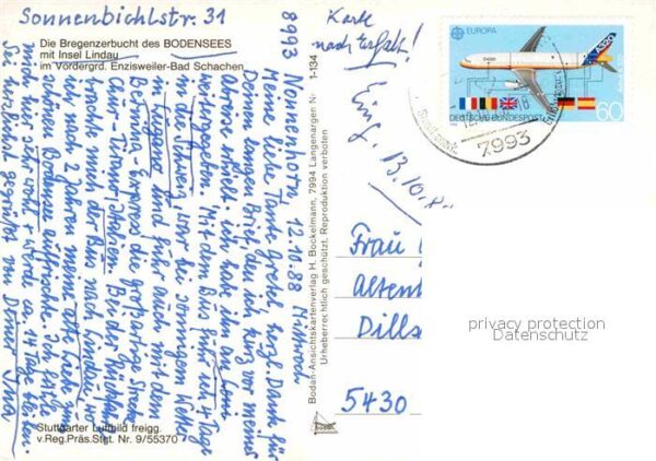 Lindau Bodensee Bregenzerbucht Alpenkette Fliegeraufnah – Bild 2