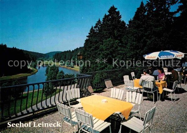 Brend Alfdorf Seehof Leineck Restaurant Terrasse Stau