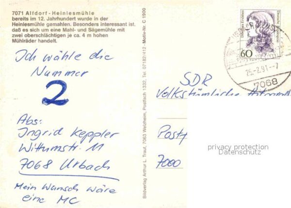 Alfdorf Heinlesmühle – Bild 2