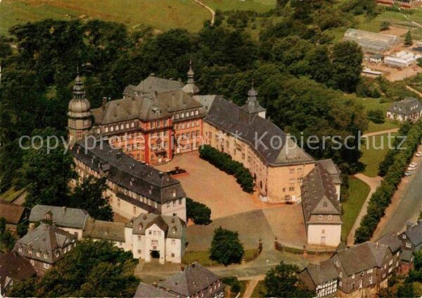 Bad Berleburg Schloss Wittgensteiner Berg und Waldlan