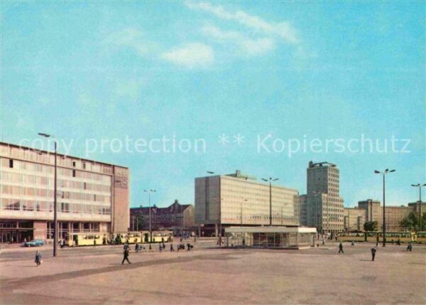 Leipzig Karl Marx Platz Hauptpost Hotel Deutsch