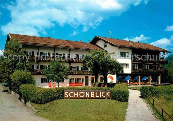 Kruen Hotel Schönblick Huber Karte Nr 10.939