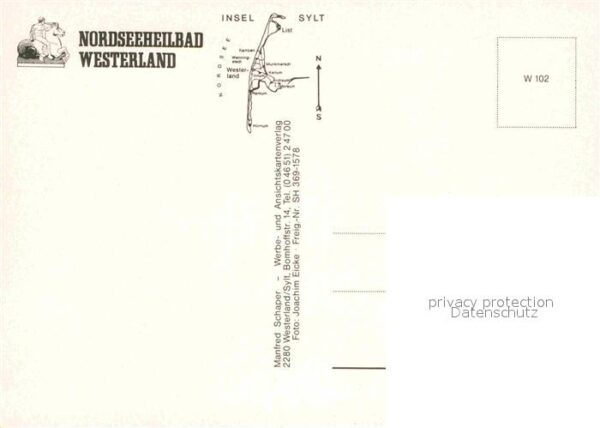 Westerland Sylt Nordseeheilbad Fliegeraufnahme – Bild 2