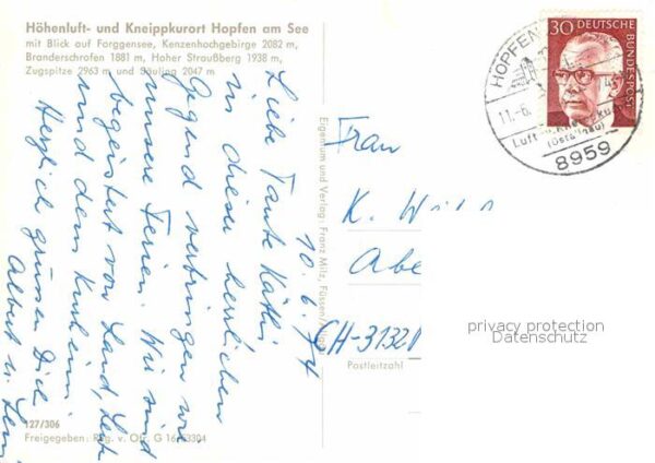 Hopfen See Kneipp Höhenluftkurort Forggensee Kenze – Bild 2