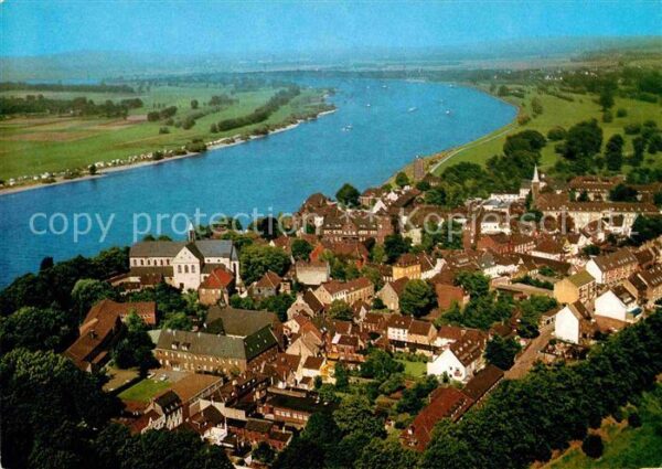 Kaiserswerth Panorama Blick über den Rhein