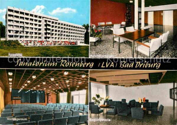 Bad Driburg Sanatorium Rosenberg Aufenthaltsraum Ei