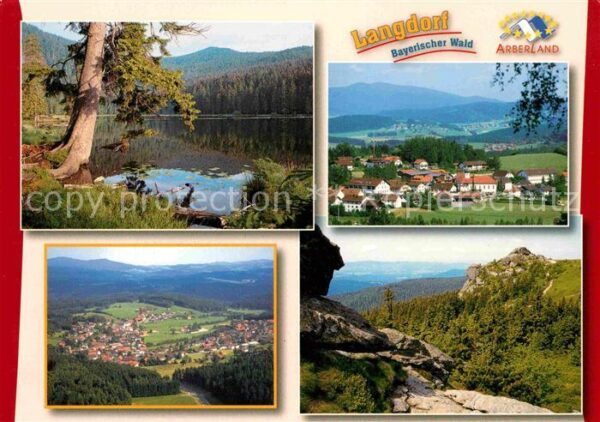 Langdorf Regen Landschaftspanorama Bayerischer Wald Se
