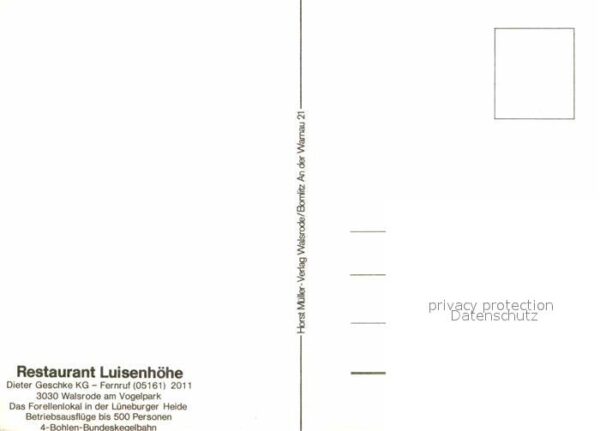 Walsrode Lueneburger Heide Restaurant Luisenhöhe – Bild 2