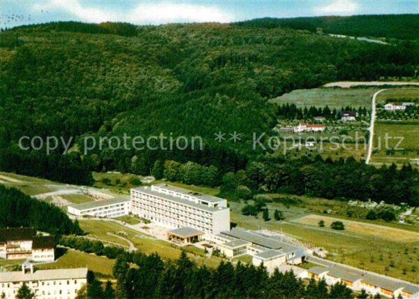 Bad Schwalbach Kurklinik der LVA Oldenburg Fliegeraufn