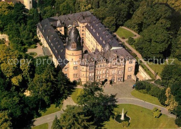 Detmold Fürstliches Residenzschloss Fliegeraufn