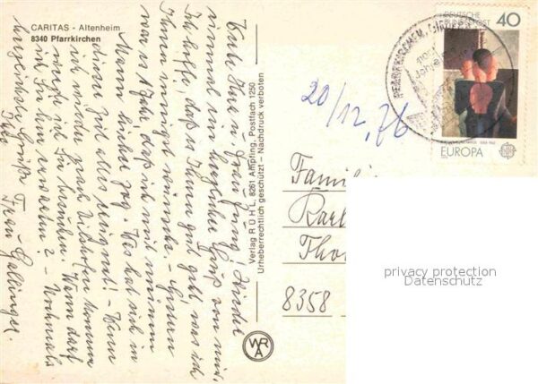 Pfarrkirchen Niederbayern Caritas Altenheim – Bild 2