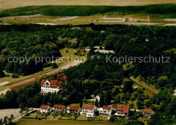 Bad Salzhausen Hessisches Staatsbad Fliegeraufnahme