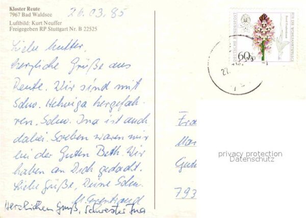 Bad Waldsee Kloster Reute Fliegeraufnahme – Bild 2