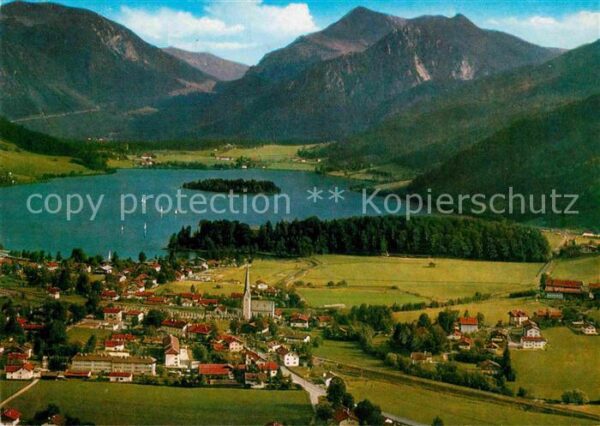 Schliersee mit Jägerkamp und Brecherspitze Bayeris