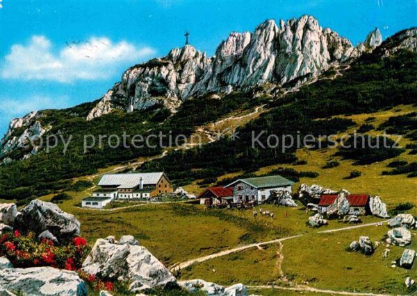 Aschau Chiemgau Steinlingalm mit Kampenwand Bayerische
