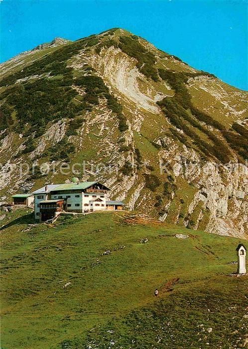 Toelzerhuette Berghaus im Karwendel