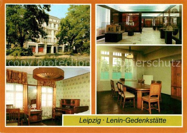 Leipzig Lenin Gedenkstätte im ehem. Gebäude der