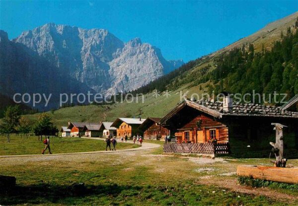 Eng Hinterriss Tirol Engalm am Grossen Ahornboden im Karwend
