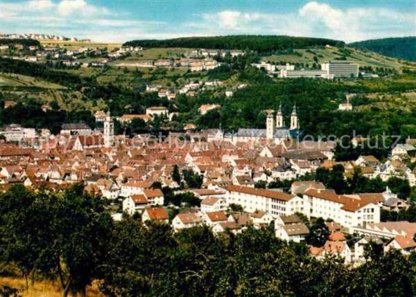 Bad Mergentheim Panorama Blick über die Stadt
