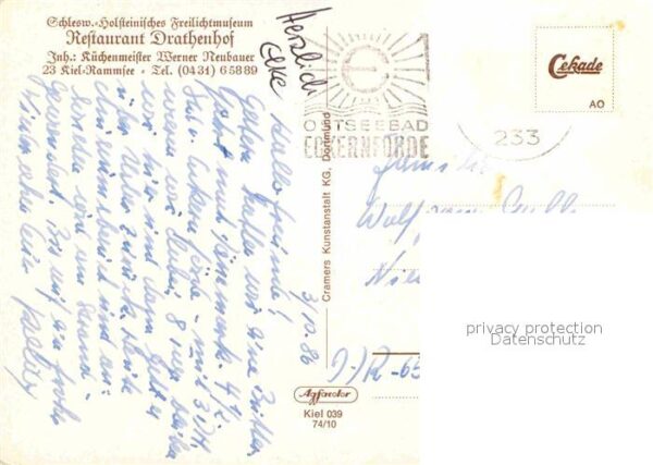 Rammsee Kiel Restaurant Drathenhof Freilichtmuseum – Bild 2