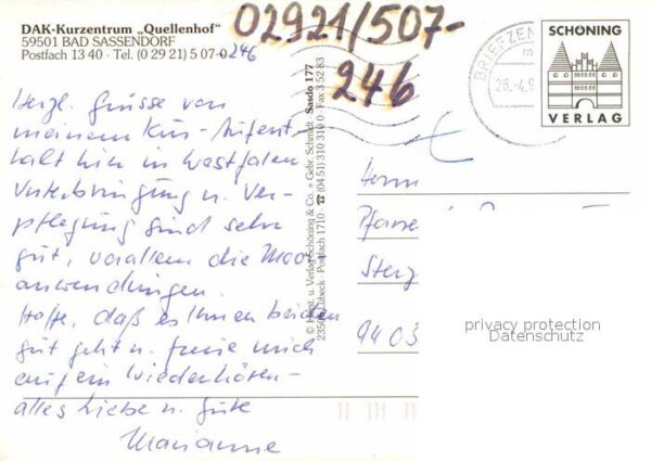 Bad Sassendorf DAK Kurzentrum Quellenhof – Bild 2
