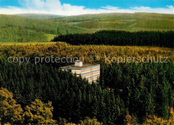 Hoheleye Sanatorium Auf der Hoheleye Fliegeraufn